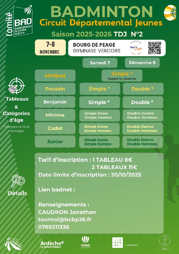 Circuit Jeune Départemental 07 - 26 - TDJ n°2